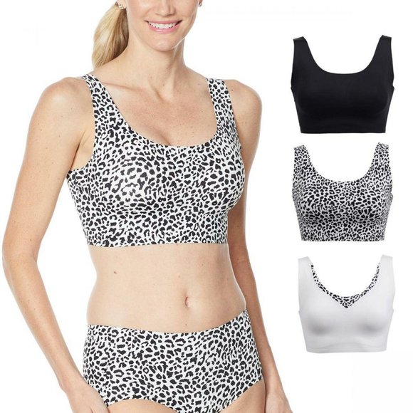 Rhonda Shear Other - NEW Rhonda Shear 3 Pack Body Bras Medium Black